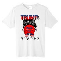 Trump Girl No Apologies Patriotic American Tall Fusion ChromaSoft Performance T-Shirt