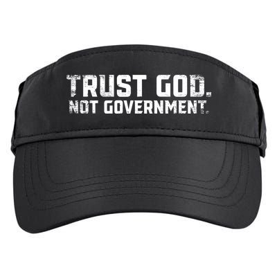 Trust God Not Government Adult Drive Performance Visor