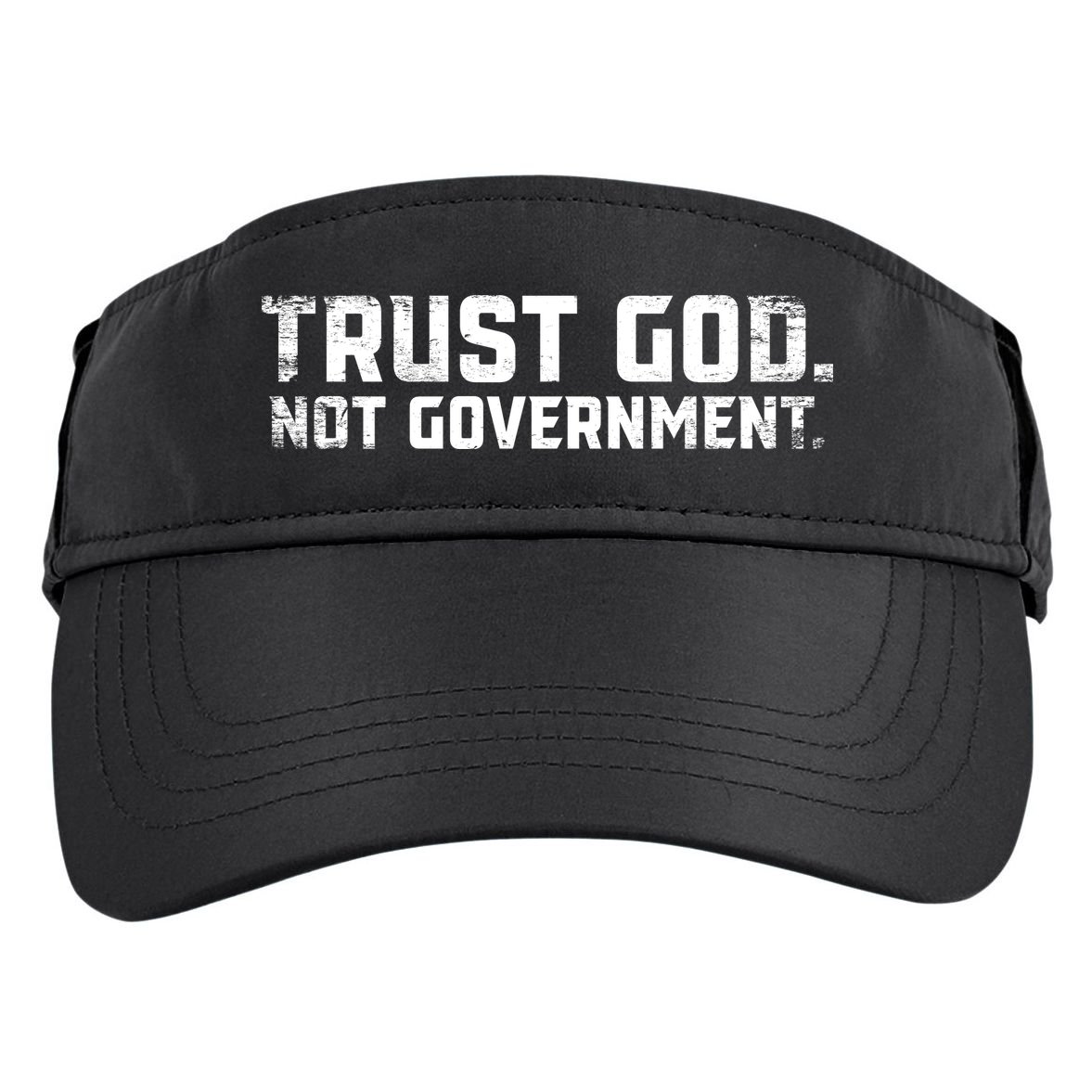Trust God Not Government Adult Drive Performance Visor