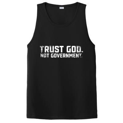 Trust God Not Government PosiCharge Competitor Tank