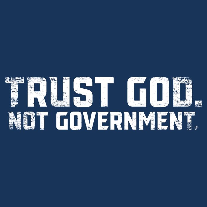 Trust God Not Government Cool Comfort Performance Bucket Hat