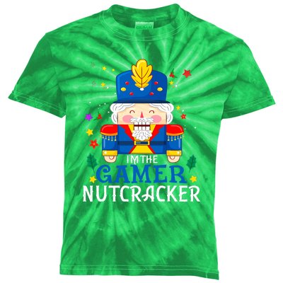 The Gamer Nutcracker Matching Family Christmas Pajama Gifts Kids Tie-Dye T-Shirt