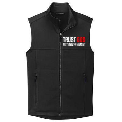 Trust God Not Government Collective Smooth Fleece Vest