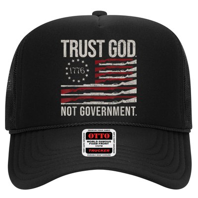 Trust God Not Government Anti Government Political Trucker Hat