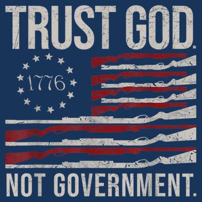 Trust God Not Government Anti Government Political T-Shirt