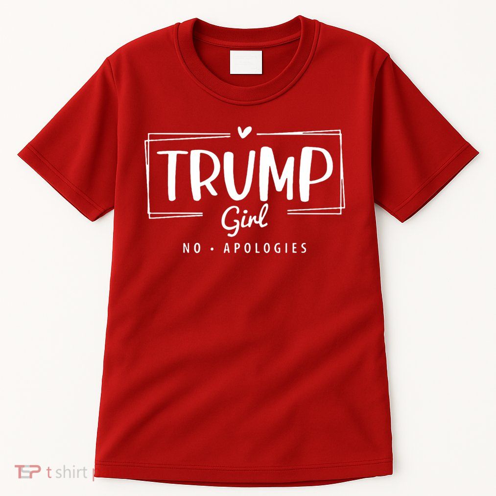 Trump Girl No Apologies Election 2024 Tall T-Shirt