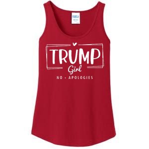 Trump Girl No Apologies Election 2024 Ladies Essential Tank