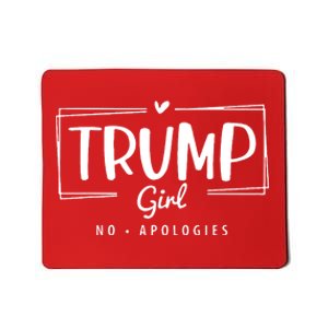 Trump Girl No Apologies Election 2024 Mousepad