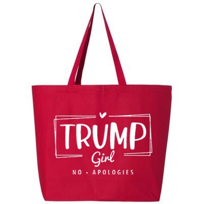 Trump Girl No Apologies Election 2024 25L Jumbo Tote