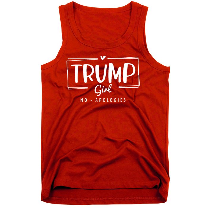 Trump Girl No Apologies Election 2024 Tank Top