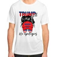 Trump Girl No Apologies Patriotic American Adult ChromaSoft Performance T-Shirt