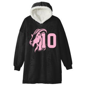 The Goat Number Ten Hooded Wearable Blanket