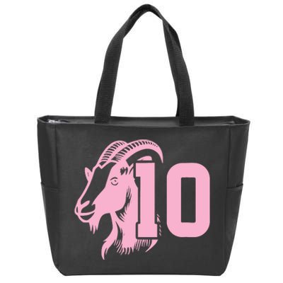 The Goat Number Ten Zip Tote Bag