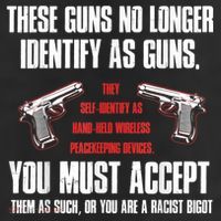 These Guns No Longer Identify As Guns Funny Gun Adult Drive Performance Visor