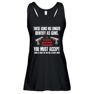 These Guns No Longer Identify As Guns Funny Gun Ladies Essential Flowy Tank