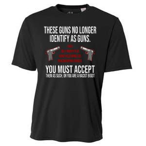 These Guns No Longer Identify As Guns Cooling Performance Crew T-Shirt