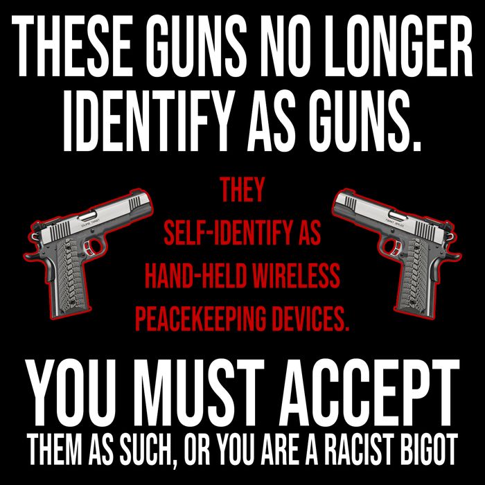 These Guns No Longer Identify As Guns Full-Length Apron With Pockets