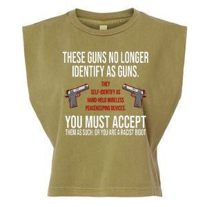 These Guns No Longer Identify As Guns Garment-Dyed Women's Muscle Tee