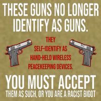 These Guns No Longer Identify As Guns Garment-Dyed Women's Muscle Tee