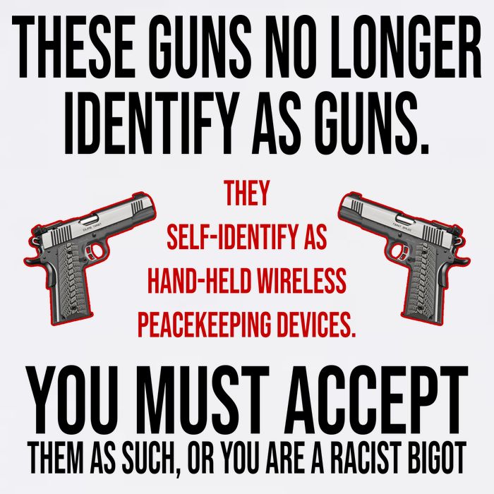 These Guns No Longer Identify As Guns Garment-Dyed Sweatshirt
