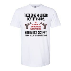 These Guns No Longer Identify As Guns Softstyle CVC T-Shirt