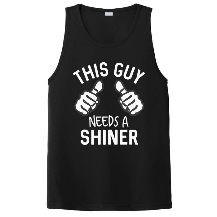 This Guy Needs A Shiner Funny Alcohol Bar Crawl PosiCharge Competitor Tank