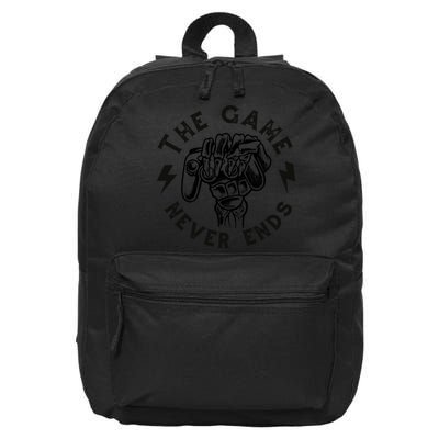 The Game Never Ends Gift 16 in Basic Backpack