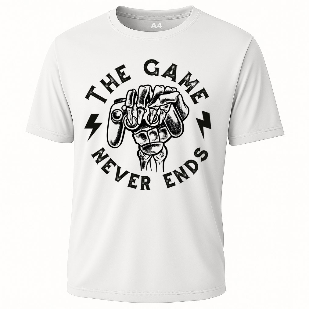 The Game Never Ends Gift Cooling Performance Crew T-Shirt