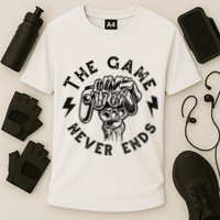 The Game Never Ends Gift Cooling Performance Crew T-Shirt