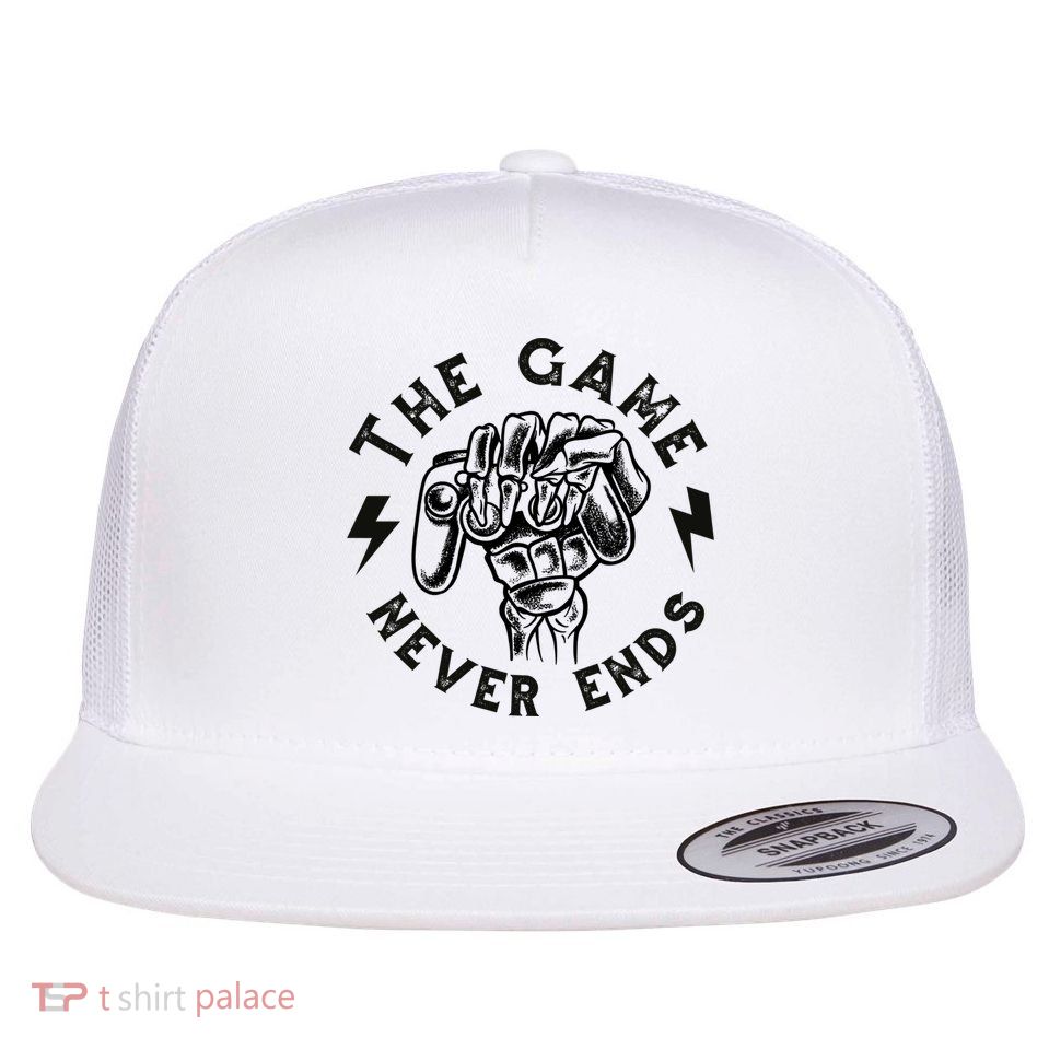 The Game Never Ends Gift Flatbill Hat