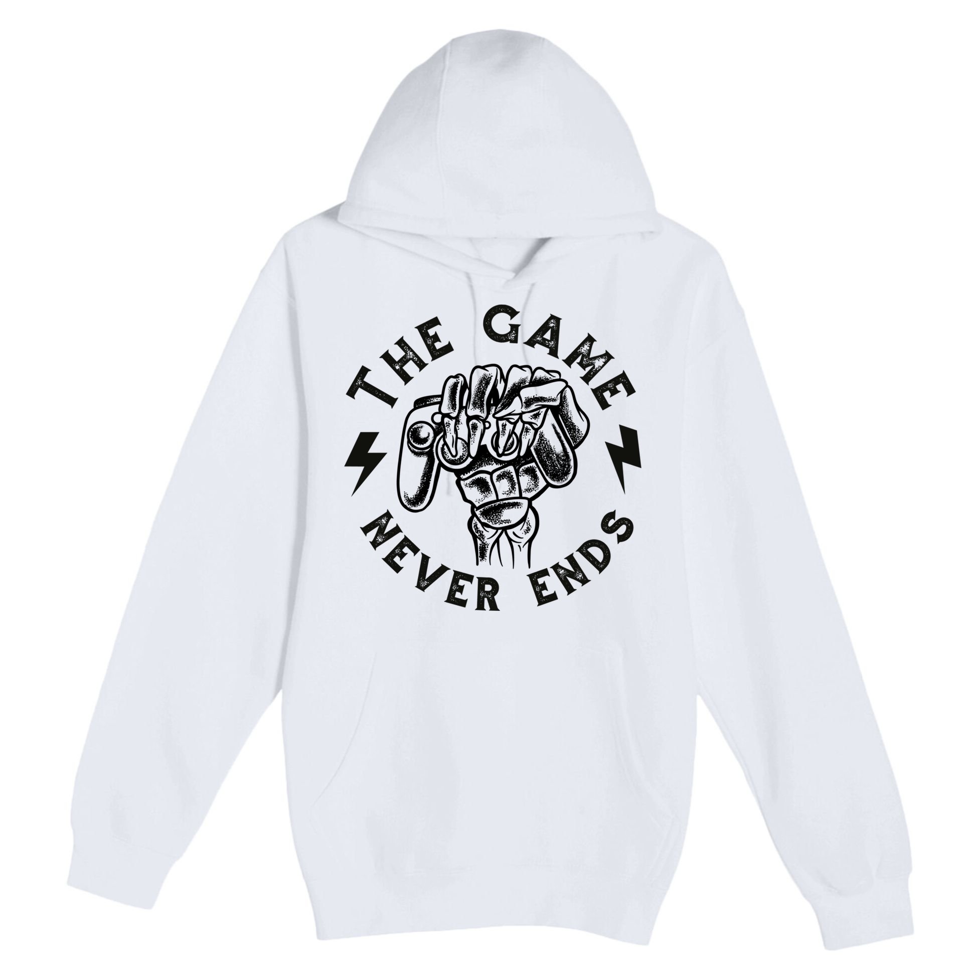 The Game Never Ends Gift Premium Pullover Hoodie