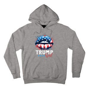 Trump Girl No Apologies Patriotic American Tall Hoodie