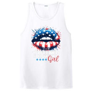 Trump Girl No Apologies Patriotic American PosiCharge Competitor Tank