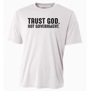 Trust God Not Government Cooling Performance Crew T-Shirt