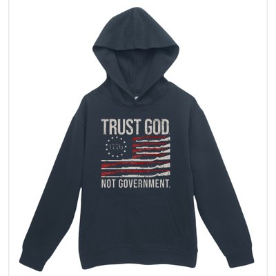 Trust God Not Government Antigovernment Political Urban Pullover Hoodie