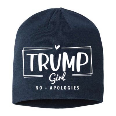 Trump Girl No Apologies Election 2024 Sustainable Beanie