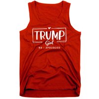 Trump Girl No Apologies Election 2024 Tank Top