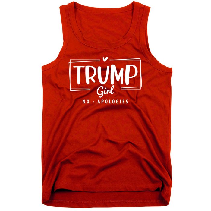 Trump Girl No Apologies Election 2024 Tank Top