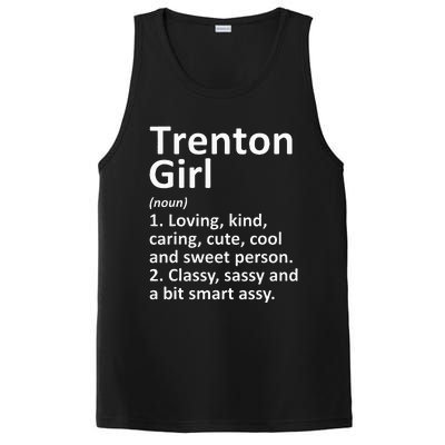 Trenton Girl Nj New Jersey Funny City Home Roots Gift PosiCharge Competitor Tank