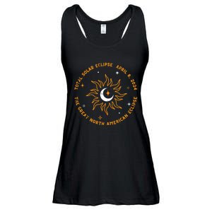 The Great North American Total Solar Eclipse April 8 2024 Ladies Essential Flowy Tank