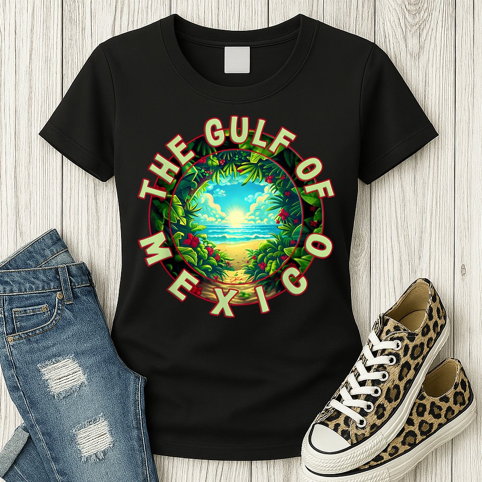 The Gulf Of Mexico Beach Womens T-Shirt