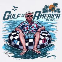 Trump Gulf Of Us America Est 2025 Performance Shirt