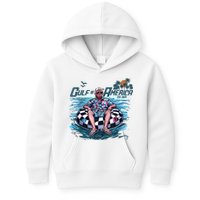 Trump Gulf Of Us America Est 2025 Kids Hoodie