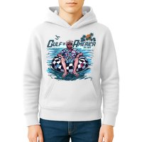 Trump Gulf Of Us America Est 2025 Kids Hoodie