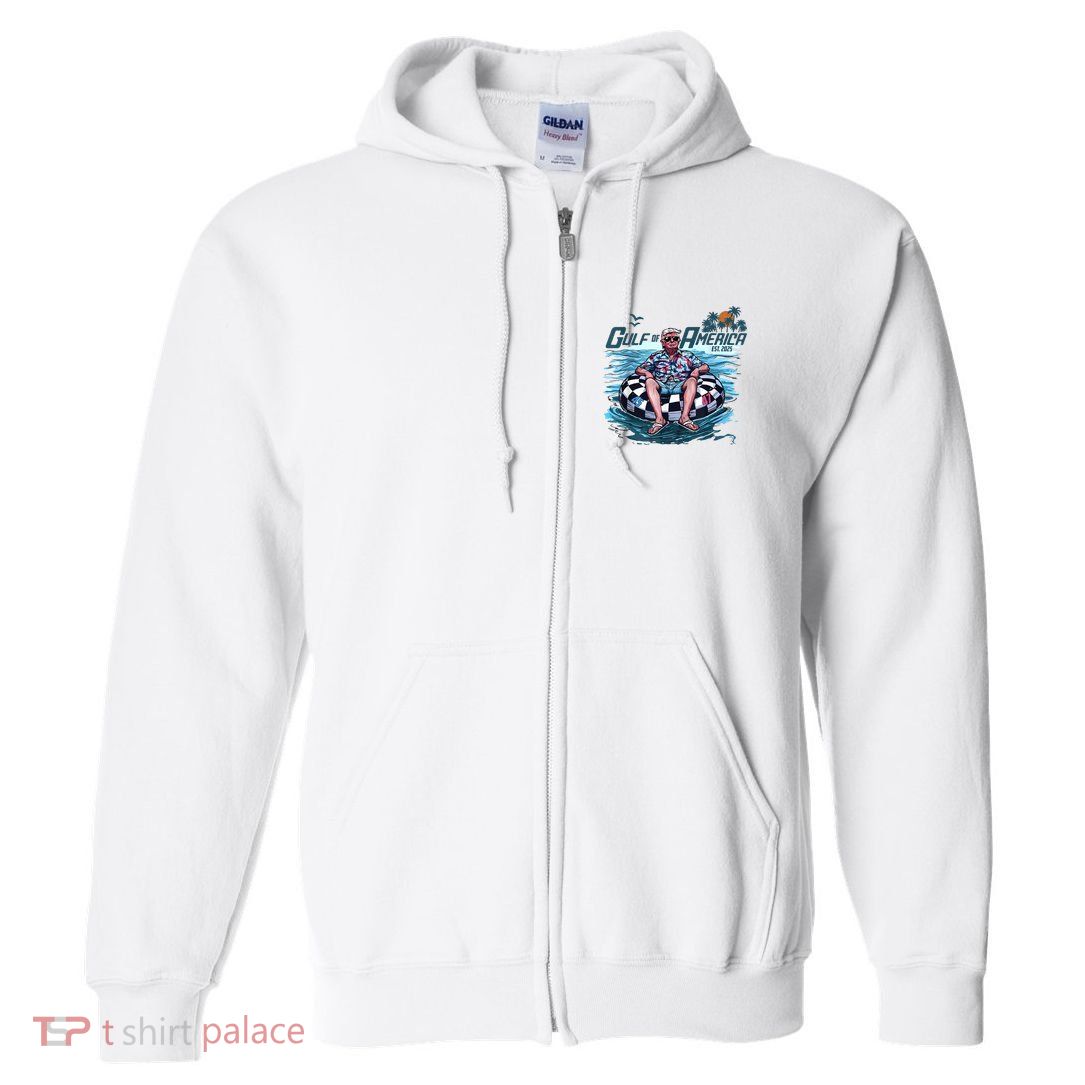 Trump Gulf Of Us America Est 2025 Full Zip Hoodie