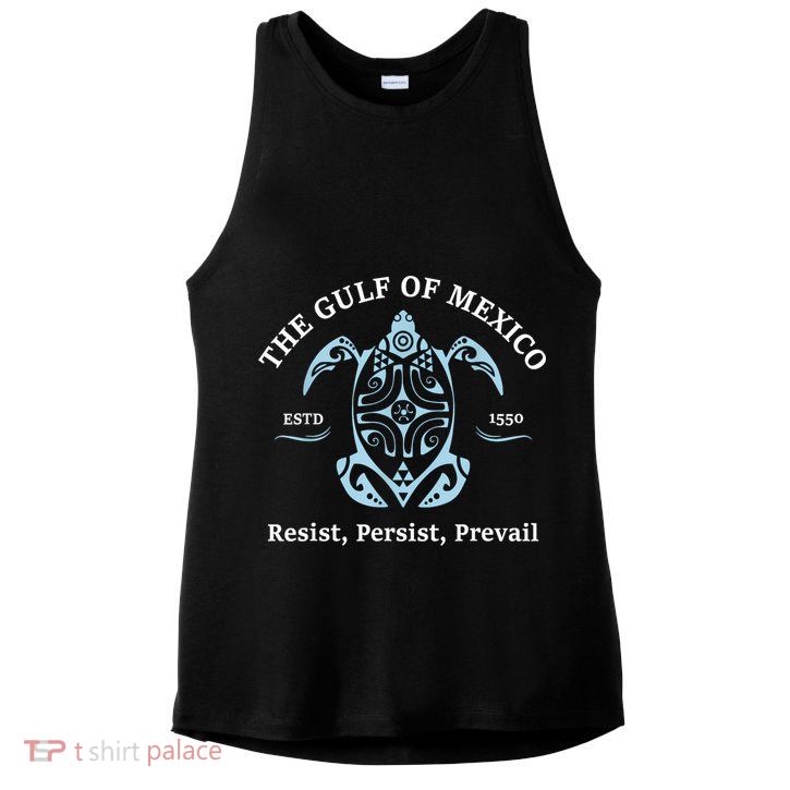 The Gulf Of Mexico Resist Persist Prevail Ladies PosiCharge Tri-Blend Wicking Tank