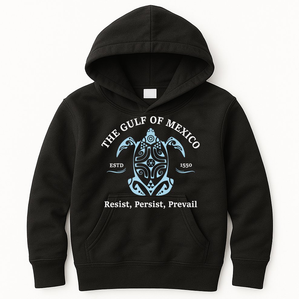 The Gulf Of Mexico Resist Persist Prevail Kids Hoodie