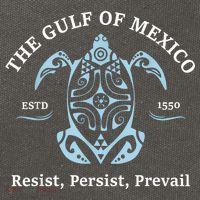 The Gulf Of Mexico Resist Persist Prevail Cotton Canvas Backpack