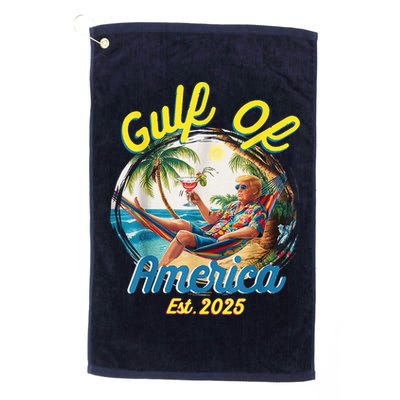 Trump Gulf Of Us America Est 2025 Golf Towel