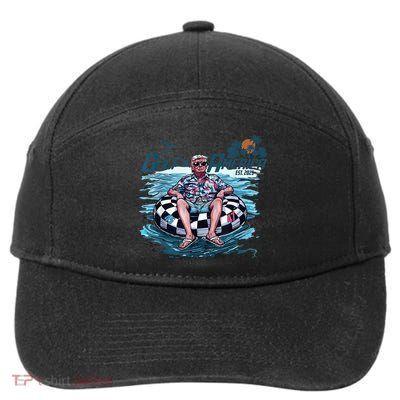 Trump Gulf Of Us America Est 2025 7-Panel Snapback Hat